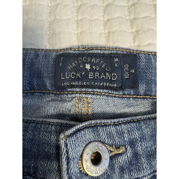 Lucky Brand Women's Sweet Straight Jeans, Medium Light Wash, 10-30, Stretch - Picture 2 of 9